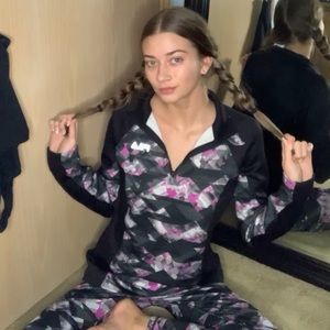 Matching active wear suit